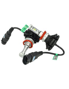 Kit Full Lampada Led H8 H11 12V 24V 30W 3600 Lumen IP67 Per Abbagliante e Fendinebbia Senza Driver 2