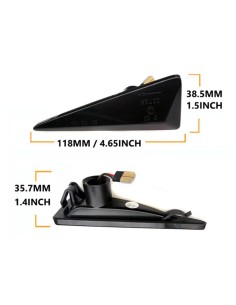 Kit Freccia Laterale a Led Side Marker Dinamica Lente Fume Renault Avantime Espace IV Megane II Scenic 2