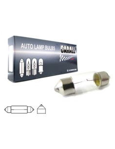 10 Pezzi Lampada Alogena T11 C5W 24V 5W 36mm Siluro Festoon SV8,5 2