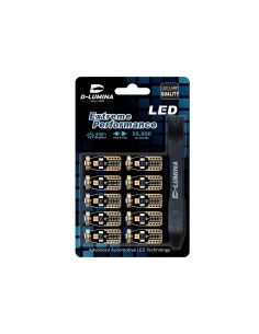 10 Lampada Led T10 W5W Canbus 12V 3 SMD 3030 Pink Rosa + Leva Rimozione Antigraffio