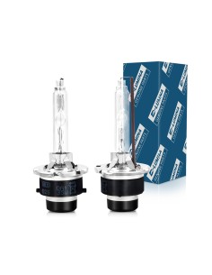 Coppia Lampada Hid Xenon D2S 6000K Attacco Metallo