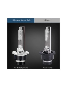 Coppia Lampada Hid Xenon D4R 6000K Attacco Metallo 2