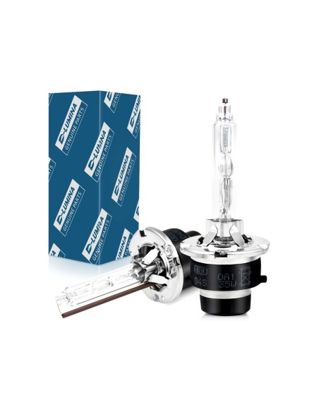 Coppia Lampada Hid Xenon D4S 6000K Attacco Metallo