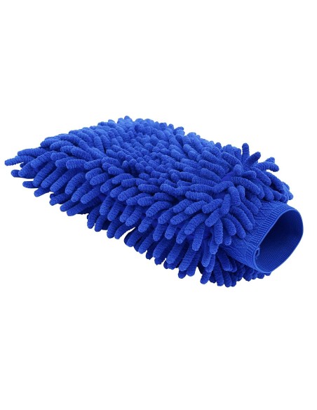 Spugna Guanto In Microfibra Per Lavaggio Auto Doppia Faccia Professionale 30X20cm