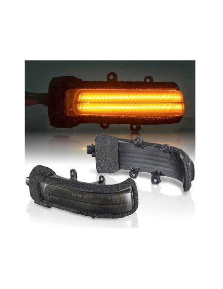 Kit Freccia Led Specchietto Retrovisore Dinamico Sequenziale Toyota RAV4 Highlander Tocama Lente Fume Arancione