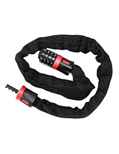 Catena Con Lucchetto A Combinazione 4 Cifre 100cm Per Moto Scooter Bicicletta Monopattino