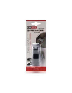 Clip Portaocchiali per Auto Da Parasole Colore Nero Supporto per Occhiali e Biglietti 2
