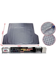 Tappeto Per Baule Auto Misura 138X108cm Gomma Universale Ritagliabile Lavabile Impermeabile