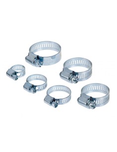 6 Pezzi Fascette Stringitubo Regolabili 16-32mm Acciaio Inossidabile 4 Misure Assortiti 2