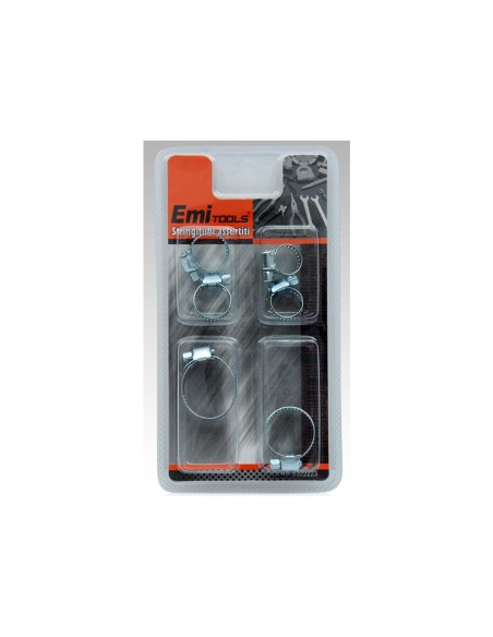 6 Pezzi Fascette Stringitubo Regolabili 16-32mm Acciaio Inossidabile 4 Misure Assortiti