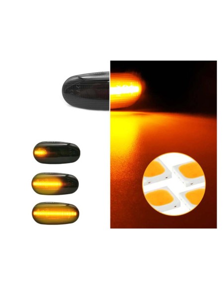 Kit Freccia Laterale a Led Side Marker Dinamica Lente Fume Alfa Romeo 147 GT MiTo Fiat Bravo II OEM 51822766