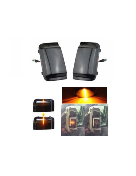 Kit Freccia Laterale a Led Side Marker Dinamica Lente Fume Peugeot Boxer Fiat Ducato III Citroen Relay II 6325H1