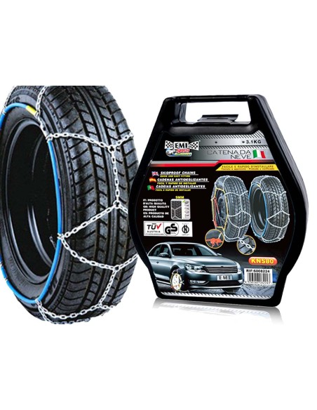 Catena Da Neve 9mm KNS80 Gruppo 80 Omologato ONORM V5117