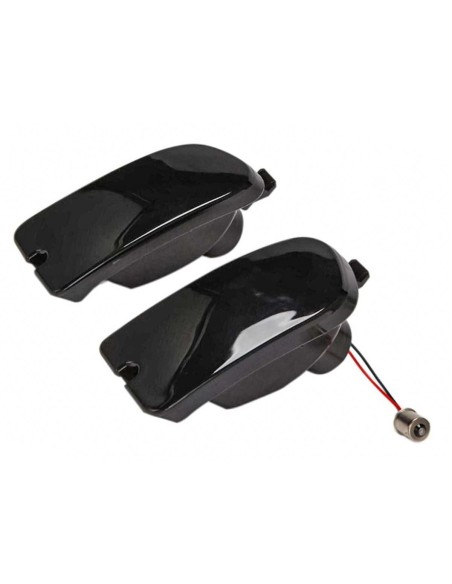 Kit Freccia Laterale a Led Side Marker Lente Fume Luce Arancione Per Subaru Impreza GC8 GF8 WRX STI 1998-2000