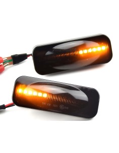 Kit Freccia Laterale a Led Side Marker Dinamica Lente Fume Opel Omega B 09.2000-07.2003 OEM 09231167