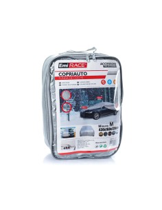 Telo Copriauto da Esterno Per Berline Misura M 430X160X120cm Impermeabile Antigraffio Resistente