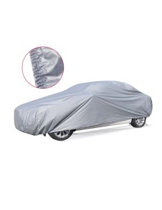 Telo Copriauto da Esterno Per Berline Misura M 430X160X120cm Impermeabile Antigraffio Resistente 2