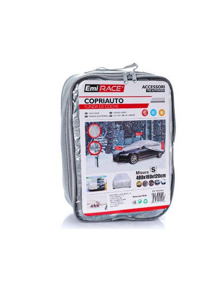 Telo Copriauto da Esterno Per Berline Misura S 400X160X120cm Impermeabile Antigraffio Resistente