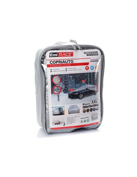 Telo Copriauto da Esterno Per Berline Misura XXL 580X175X120cm Impermeabile Antigraffio Resistente