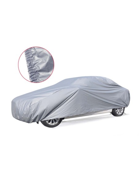 Telo Copriauto da Esterno Per Berline Misura XXL 580X175X120cm Impermeabile Antigraffio Resistente