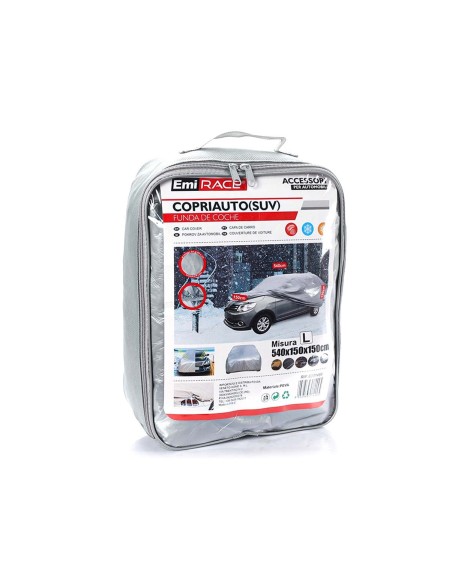 Telo Copriauto da Esterno Per SUV Misura L 540X150X150cm Impermeabile Antigraffio Resistente