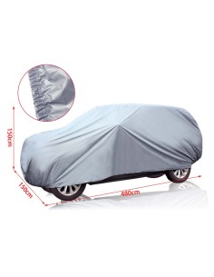 Telo Copriauto da Esterno Per SUV Misura M 480X150X150cm Impermeabile Antigraffio Resistente 2