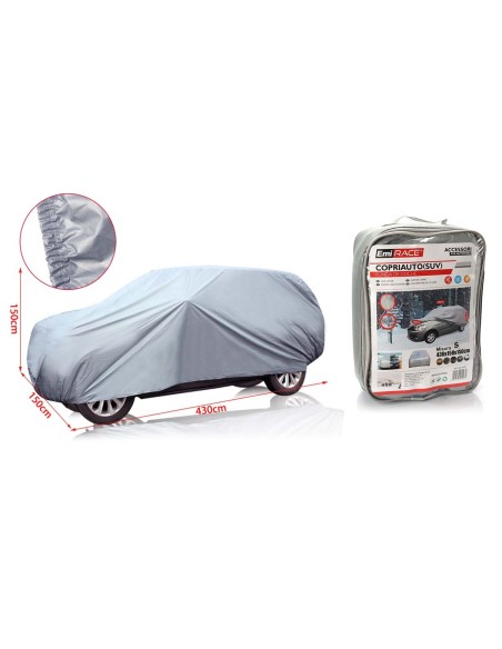 Telo Copriauto da Esterno Per SUV Misura S 430X150X150cm Impermeabile Antigraffio Resistente