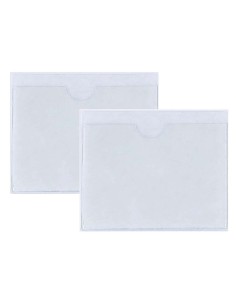 2 Pezzi Portabollo Auto Parabrezza Con Adesivo Porta Assicurazione Porta Permesso Parcheggio 11X8 cm
