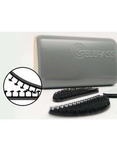 2 Pezzi Adesivi Nero per Fissaggio Telepass 48X18mm 2