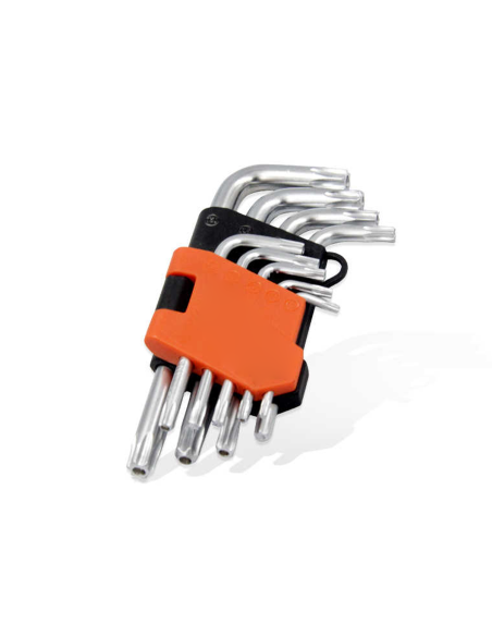 9 Chiavi Torx a Brugola T10-T50 Taglio Piccolo Lunghezza Da 56mm Fino 132mm