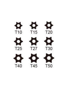 9 Chiavi Torx a Brugola T10-T50 Taglio Piccolo Lunghezza Da 56mm Fino 132mm 2