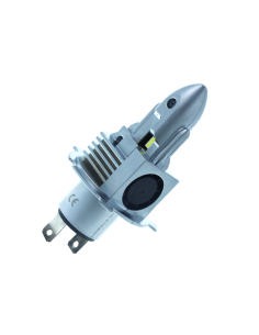Lampada Full Led H4 12V 30W Bianco 6000K 3000/3000LM 360 Gradi Canbus Slim Con Ventola 2