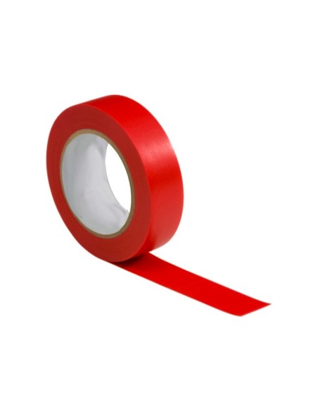 Nastro Isolante Elettrico in PVC 18mm X 20m Rosso