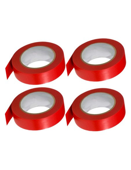Nastro Isolante Elettrico in PVC 18mm X 20m Rosso