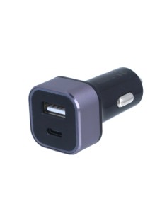 Caricatore Da Auto 2 Porte USB C PD USB-A 2,4A Ricarica Rapido Massimo 32W Quadrata 29X29mm 2