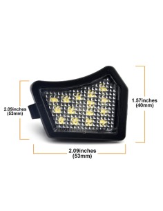 Kit Luci Led Di Cortesia Sotto Specchietto Retrovisore Volvo XC90 C30 S40 V40 V50 S60 V60 C70 V70 S80 C2C37089 2
