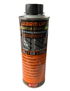 WARM UP Radiator Stop Leak Anti Fughe Sigillante Radiatori a Base Polimeri Attivi Applicazione Curativa e Preventiva 300ml