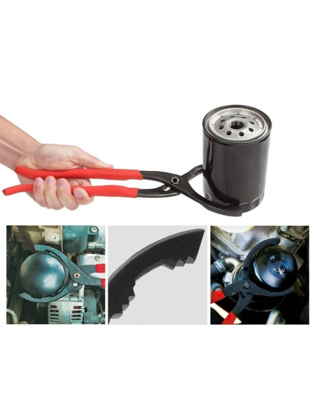 Pinza Rimozione Filtri Auto Modello Standard Tipo Pinza Pappagallo Regolabile Da 60-115mm