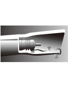 Fischietto Marmitta Auto Effetto Turbo Sound Size M Per Terminali Di Scarico Da 37mm A 48mm 2