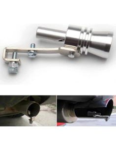 Fischietto Marmitta Auto Effetto Turbo Sound Size S Per Terminali Di Scarico Da 32mm A 43mm
