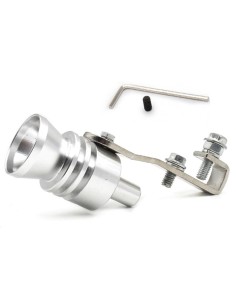 Fischietto Marmitta Auto Effetto Turbo Sound Size S Per Terminali Di Scarico Da 32mm A 43mm 2