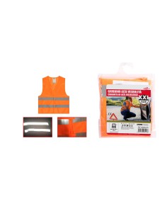 Gilet Catarifrangente Arancione Taglia XXL 2