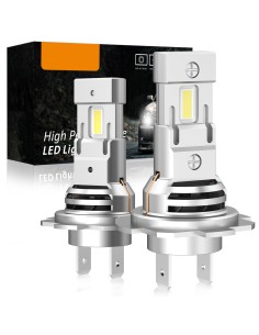 Kit Full Led Compatto H7 12V 45W 8000 Lumen Canbus All In One IP65 Dissipazione a Ventola