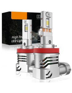 Kit Full Led Compatto H8 H11 12V 45W 8000 Lumen Canbus All In One IP65 Dissipazione a Ventola