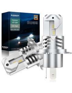 Kit Full Led Compatto H4 12V 45W 8000 Lumen Canbus All In One IP67 Dissipazione a Ventola