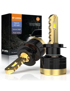 Kit Full Led Golden Key H7 120W 12000 Lumen 12V 6500K IP68 4 Volte Piu Luminoso