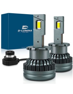 Kit Full Led Ultra Mini D2S D2R 70W 6000K 13000 Lumen 4 Volte Piu Luminoso Rispetto Xenon