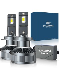 Kit Full Led Ultra Mini H7 130W 12V 24V 6000K 13000 Lumen IP67 100% Canbus Piu Luminoso