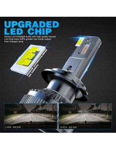 Kit Full Led Ultra Mini H7 130W 12V 24V 6000K 13000 Lumen IP67 100% Canbus Piu Luminoso 2