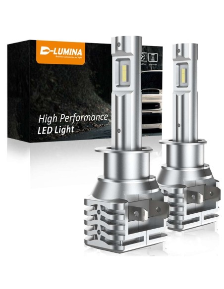 Kit Full Led Compatto H1 12V 30W 6000 Lumen Canbus All In One IP65 Senza Ventola